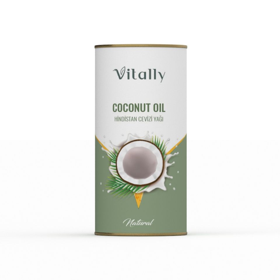 Vitally Hindistan Cevizi Yağ 330 ml  (Soğuk Sıkım) 30 ml