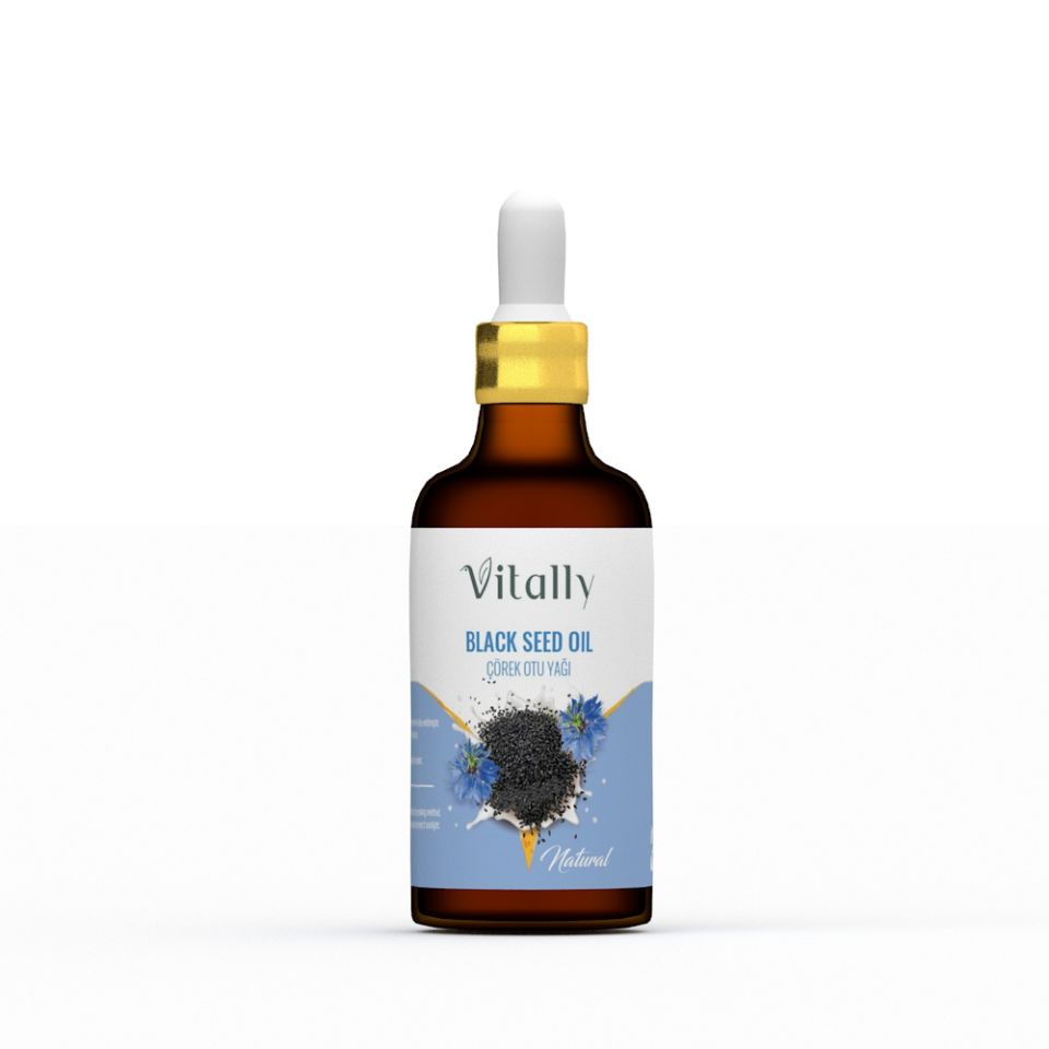 Vitally Çörekotu Yağı 50 ml (Soğuk Sıkım)