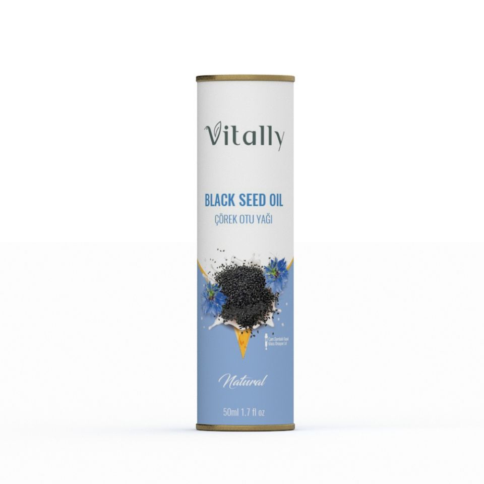 Vitally Çörekotu Yağı 50 ml (Soğuk Sıkım)