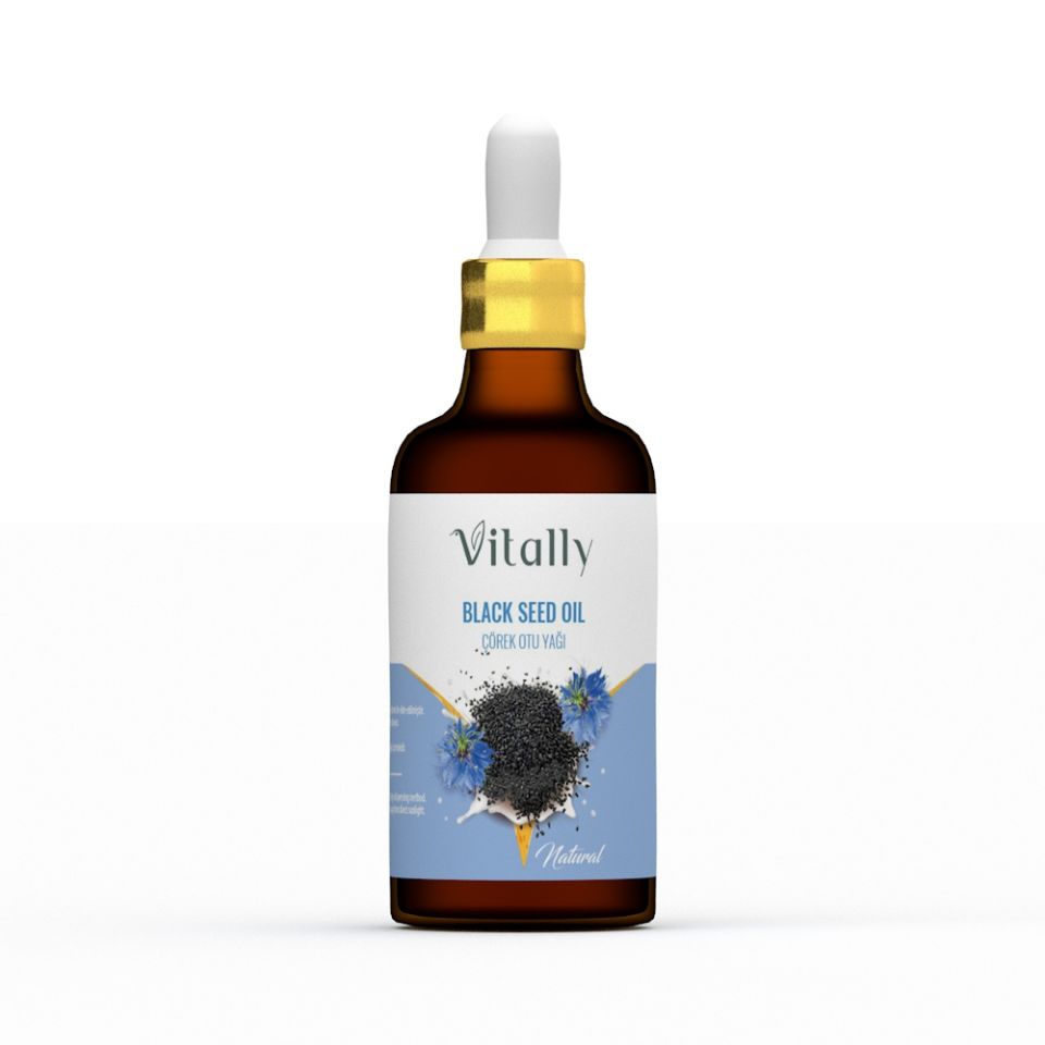 Vitally Çörekotu Yağı 250 ml (Soğuk Sıkım) 100 ml
