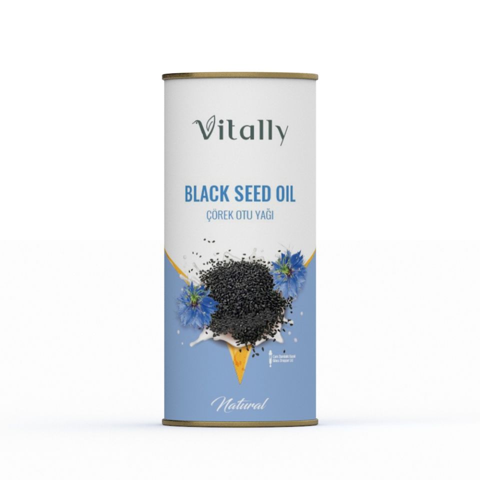 Vitally Çörekotu Yağı 250 ml (Soğuk Sıkım) 100 ml
